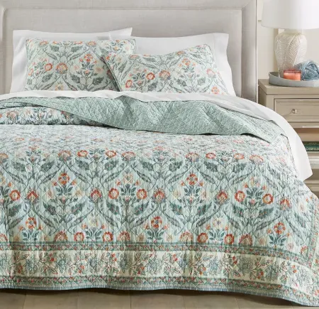 Charter Club Jacobean Border 3-Piece Quilt Set (Full/ Queen)