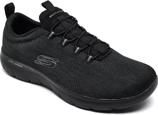 Skechers Men's Summits - Louvin Slip-On Training Sneakers - Black
