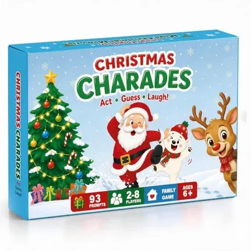 Christmas Charades Game for Kids