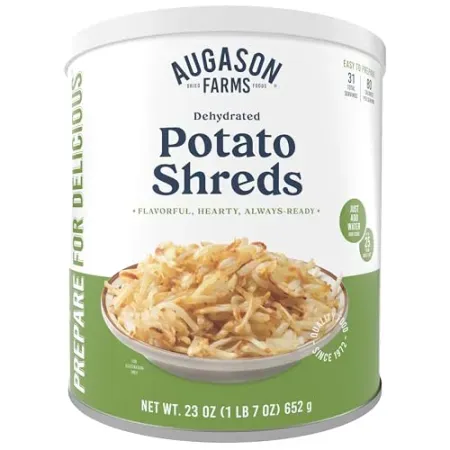 21-Servings Augason Farms Dehydrated Potato Shreds