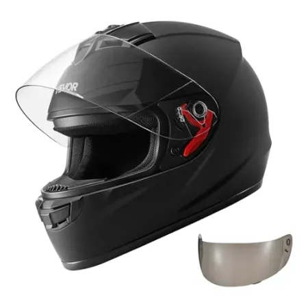 VEVOR Full Face Motorcycle Helmet w/ Clear Visor