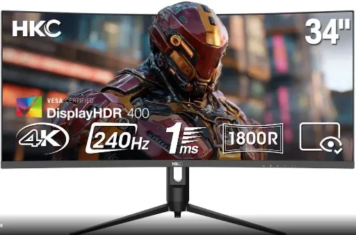 34" WQHD 240Hz VA Curved Ultrawide Gaming Monitor (CG345UK)