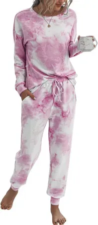 2-Piece PRETTYGARDEN Women's Long Sleeve Pajama Set