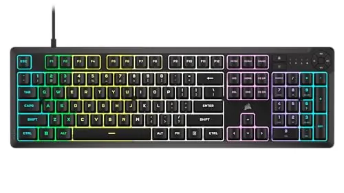 Corsair K55 CORE RGB Membrane Wired Gaming Keyboard