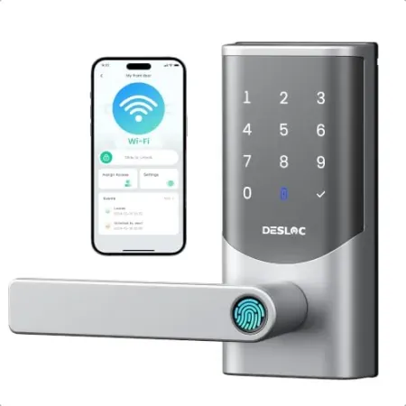 DESLOC K221 Fingerprint Smart Door Lock with Handle