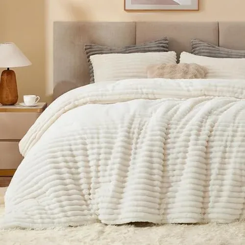 BEDELITE Fleece Queen Comforter Set