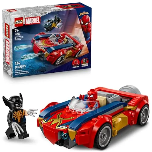 LEGO Marvel Spider-Man Car vs. Venomized Wolverine