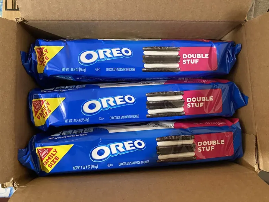 OREO Double Stuf Family Size Cookies 3-Packs