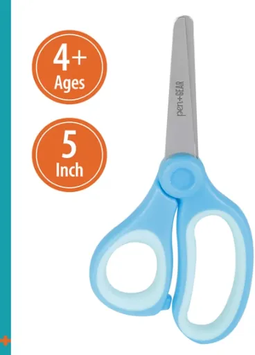 Pen+Gear 5-inch Blunt-Tip or Pointed-Tip Kids Scissors