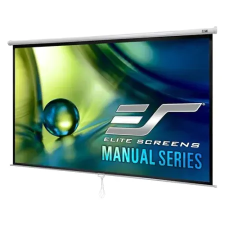 Elite Screens Manual Series 120" 16:9, Pull Down Projector Screen