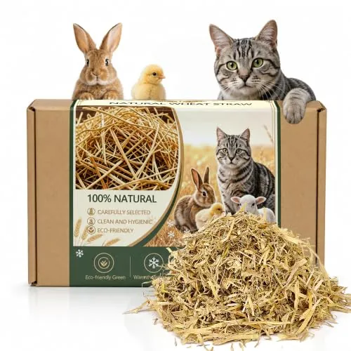 Purrsign Wheat Straw Bedding for Cat Shelter & Garden, 2 lb
