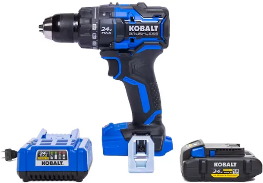 Kobalt XTR 24-volt 1/2-in Keyless Brushless Cordless Drill 2-Batteries Included