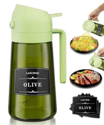 LAKUMIQI Oliver Oil Sprayer Dispenser (16oz)