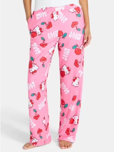 Women's and Women's Plus Sleep Pants with Pockets, 32 in Inseam