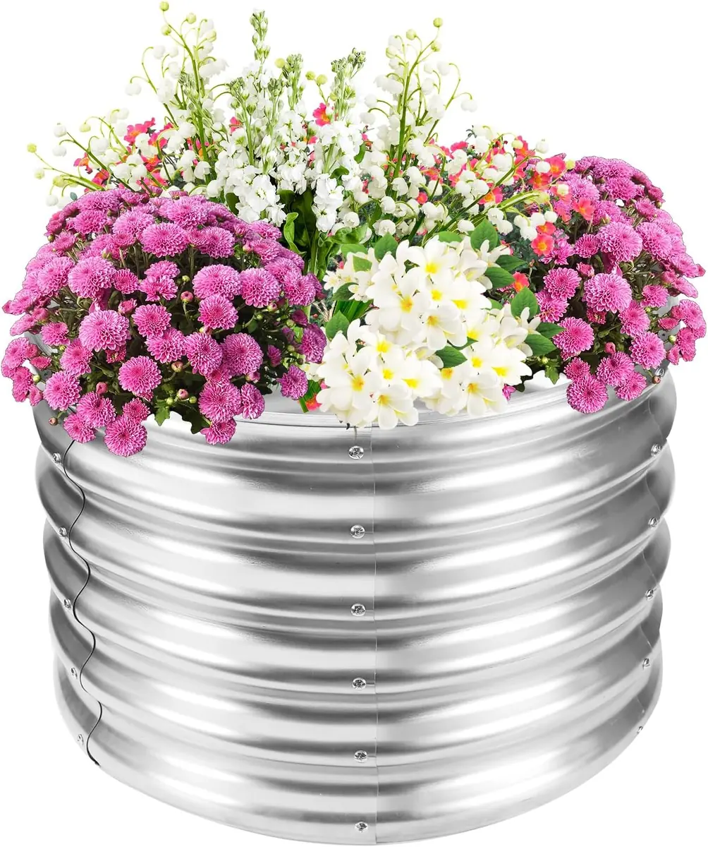 Galvanized Steel 2′ Planters