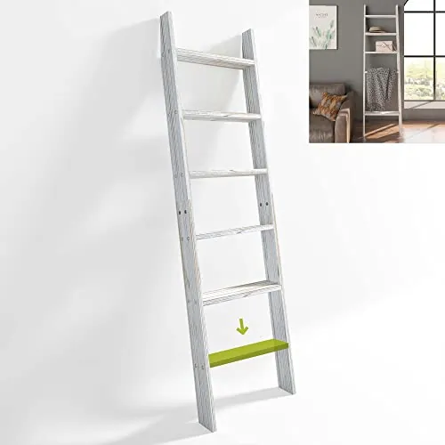 AKTOP Rustic Blanket Ladder 63"