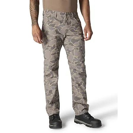 Carhartt Men's Relaxed Straight Rigby Pants (Khaki Vintage Camo)