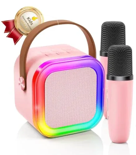 Mini Karaoke Machine 2 Mics