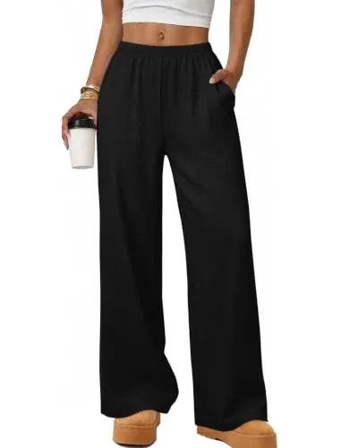 WIHOLL Women's Wide Leg Pajamas