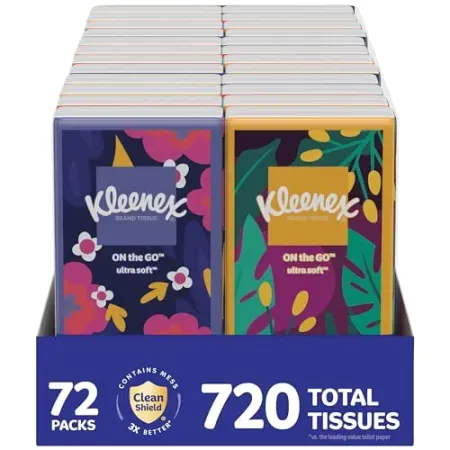 720-Count On-The-Go Kleenex On-The-Go Facial Tissues