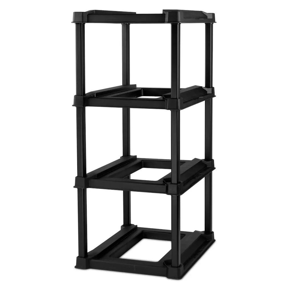 Sterilite 4-Tier Tote Rack