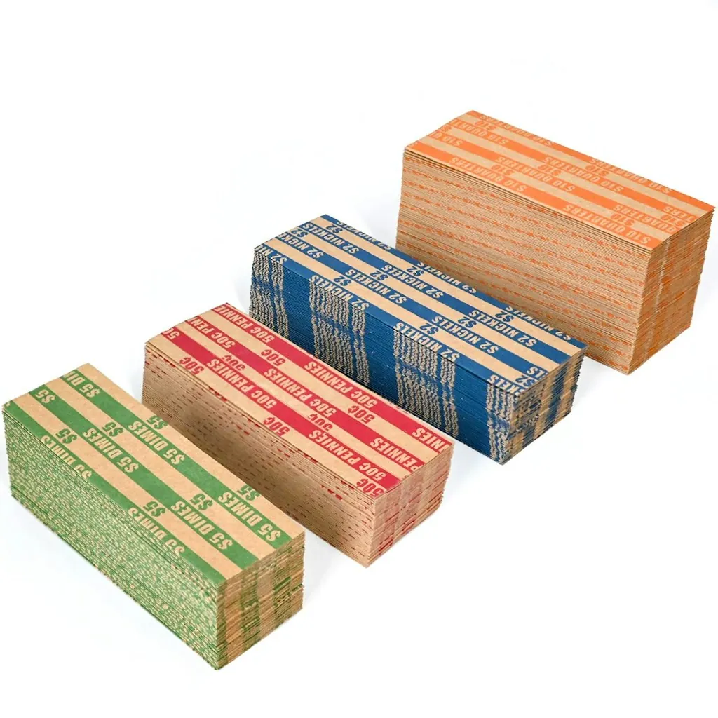 Assorted Flat Coin Wrapper 500-Pack