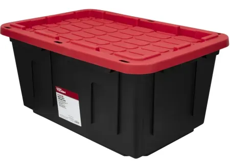 Hyper Tough 27-Gallon Stackable Snap Lid Storage Container