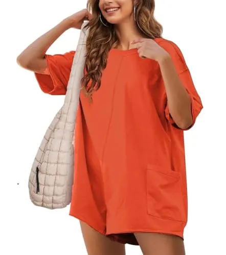Oversized Reversible Hot Shot Tee Romper