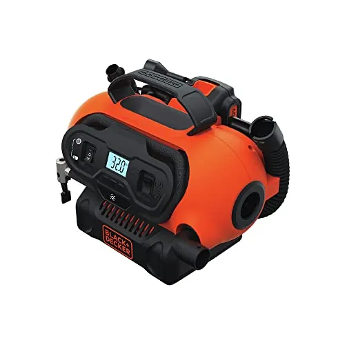 BLACK+DECKER 20V MAX Portable Tire Inflator & Air Compressor (BDINF20C)