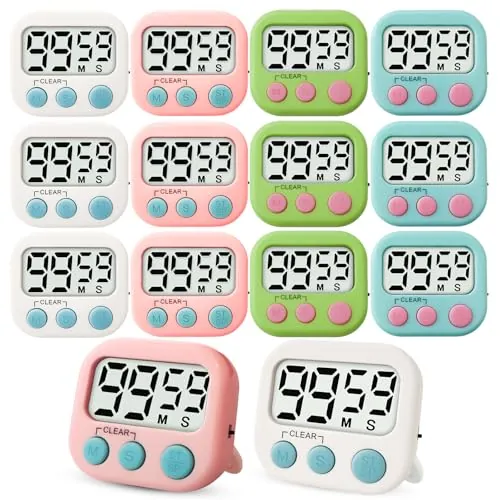 Digital Timers for Kids 12-Pack