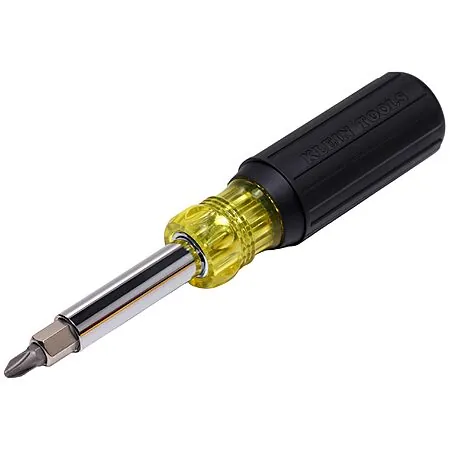 11-in-1 Klein Tools Multi Bit Screwdriver & Nut Driver w/ Cushion Grip Handle