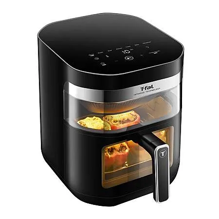 7.3QT T-fal Dual Window Infrared Air Fryer w/ Dual Heating