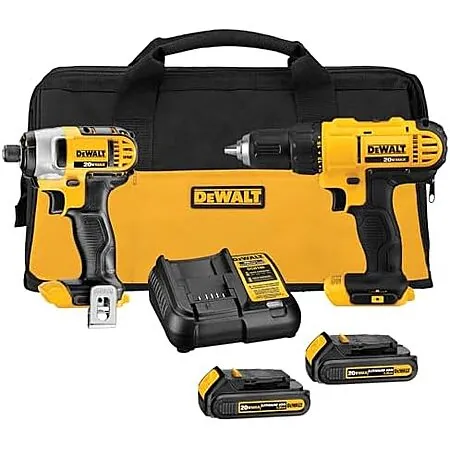 DeWALT 20V MAX Cordless Drill + Impact Driver Combo Kit