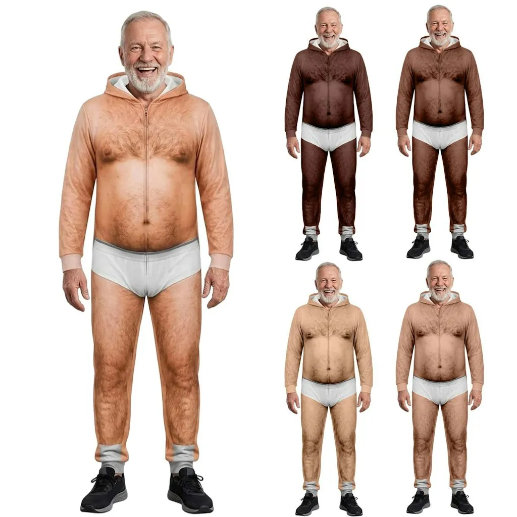 Adult Ugly Costume Jumpsuit Onesie