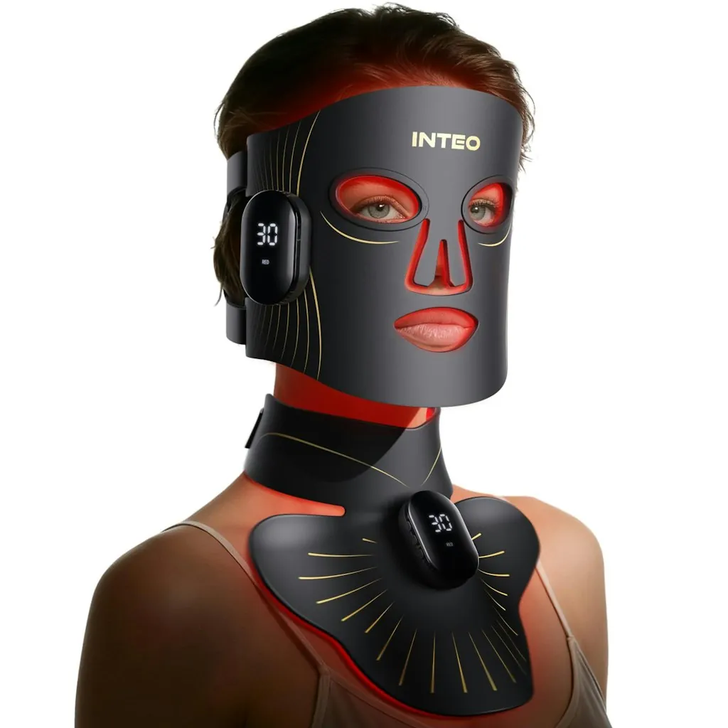 INTEO Red Light Therapy Face & Neck Mask