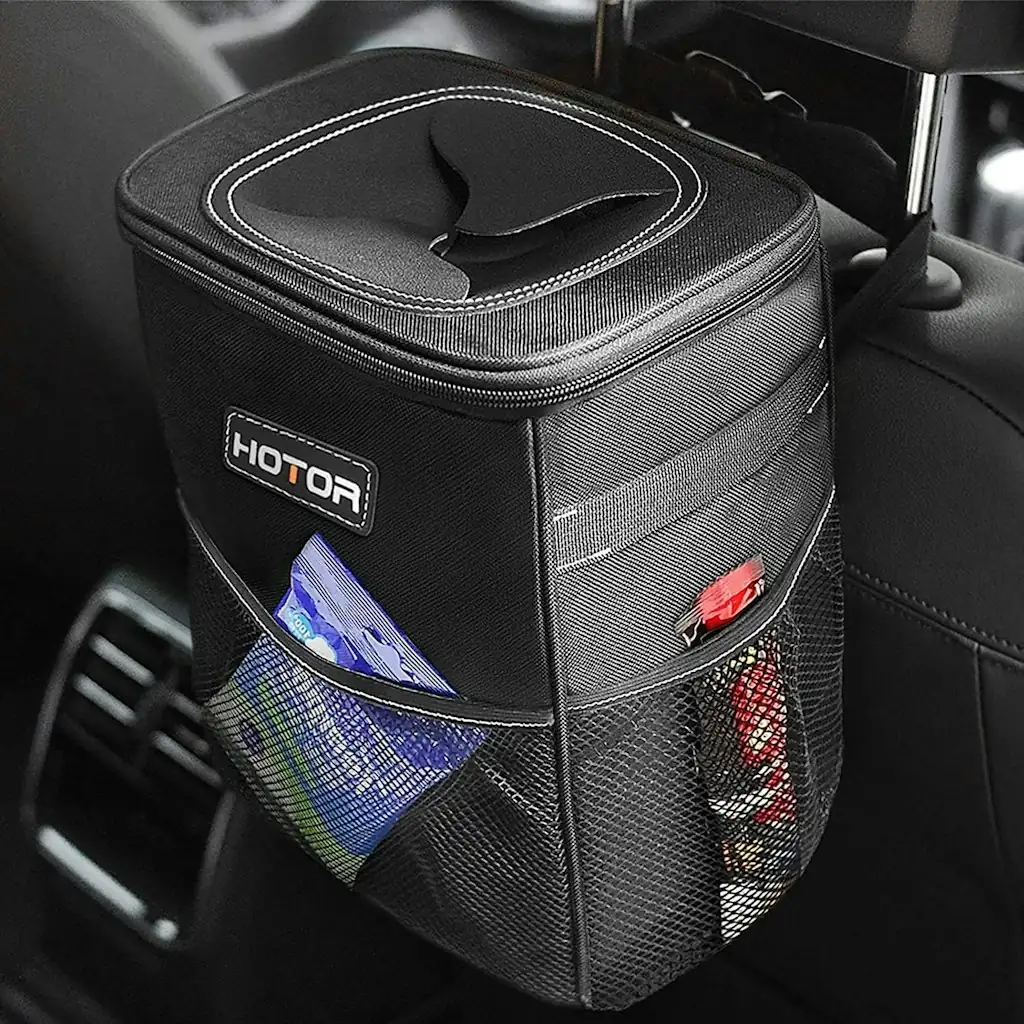 2-Gallon Leakproof Car Trash Can