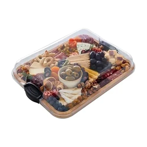 Farberware Reversible 11″ x 14″ Bamboo Cutting/Charcutterie Board w/ Lid