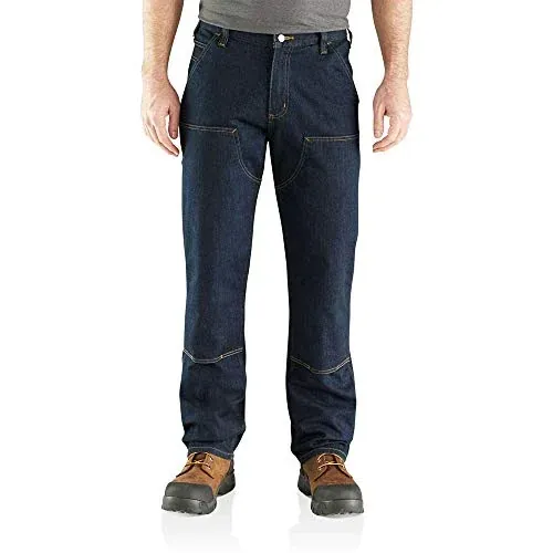 Carhartt Men's Relaxed Straight Rugged Flex Double-Front Denim Logger