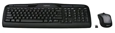 Logitech MK335 Full Size Quiet Wireless Keyboard & Mouse Combo (Like New)