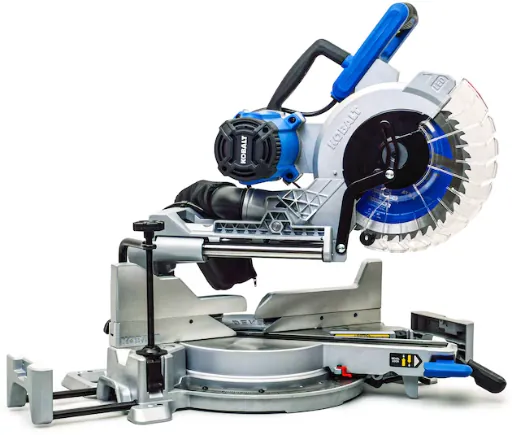 Kobalt Compact 10-in 15-Amp Dual Bevel Sliding Compound Corded Miter Saw