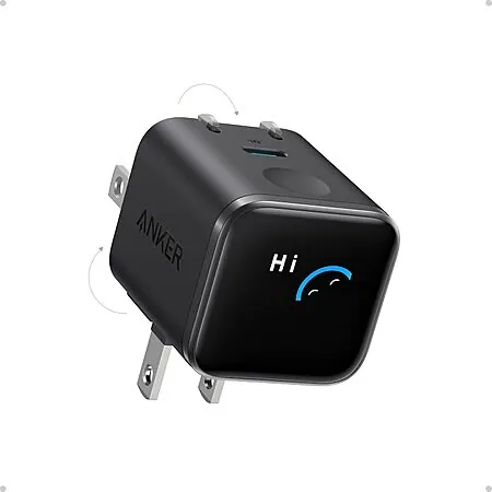Prime Members: Anker Nano 45W USB-C Smart Display GaN Wall Charger (various)