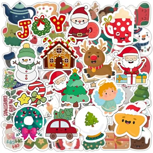 100-Piece Christmas Stickers & Games