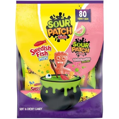 Sour Patch Kids, Swedish Fish Variety Pack 80 Count