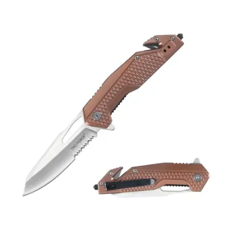 Tac-Force Tactical Folding Knife w/ Glass Breaker, Rope Cutter