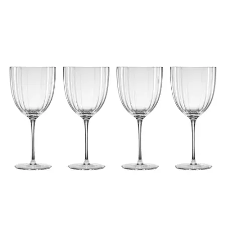 Set-of-4 Lenox Curva 18oz All-Purpose Wine Glasses