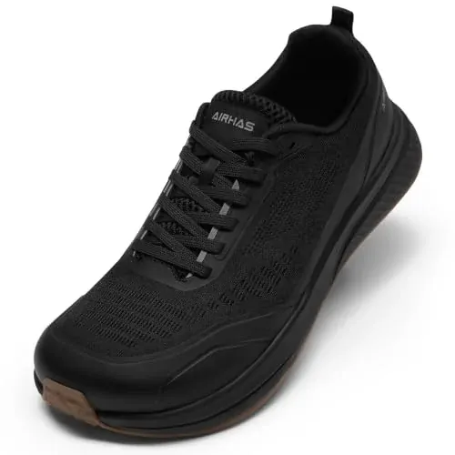 AIRHAS Men's Wide-Toe-Box Low-Drop Gym Shoes