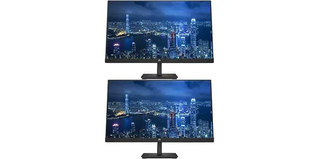 2 PACK scratch and dent HP V27i G5 27 FHD Monitor IPS 75 Hz 16:9 5ms Anti-glare Flicker free AMD FreeSync Monitor