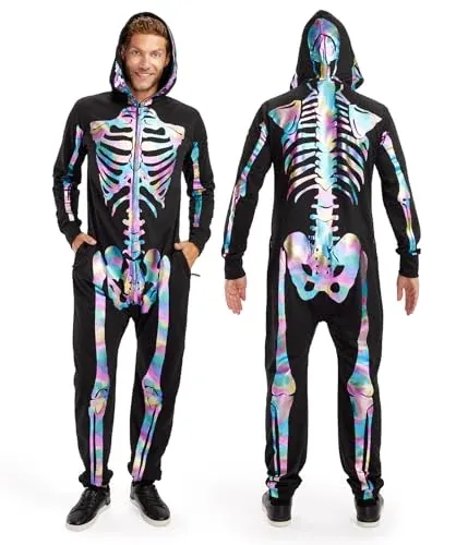 Tipsy Elves Halloween Iridescent Skeleton Costume