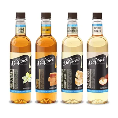 4-Pack 25.4oz DaVinci Gourmet Sugar-Free Syrup