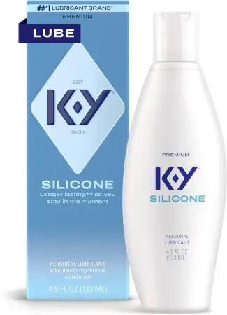 4.5oz K-Y True Feel Deluxe Silicone-Based Personal Lubricant